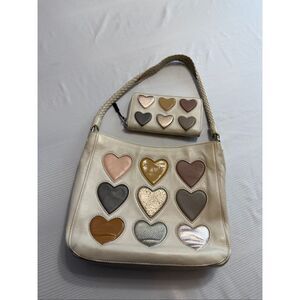 Brighton Holly Hearts Leather handbag Shoulder Bag Purse & Wallet Set